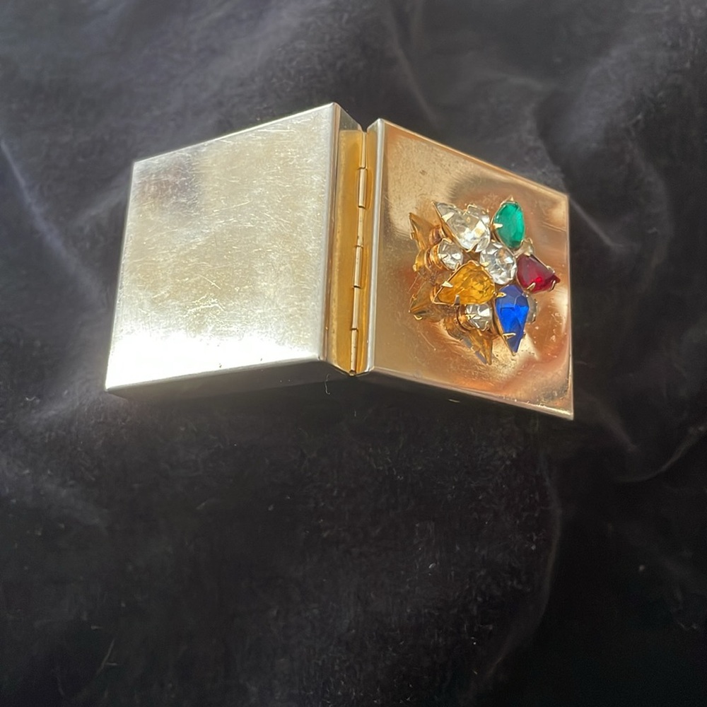 Rhinestone Pill/ Earring Box - Picture 4 of 5